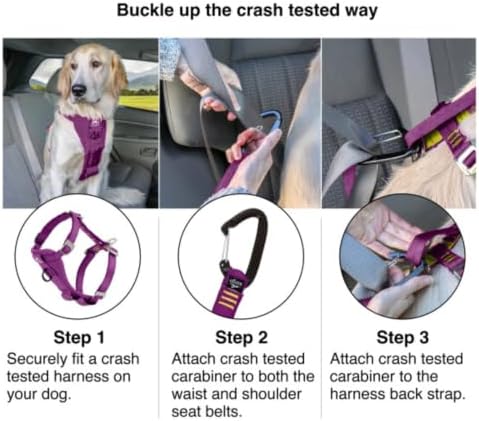 Kurgo Enhanced Strength Tru-Fit Smart Harness, Deep Violet - Image 5