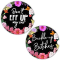 Funny Car Coasters for Cup Holders by UPNOWPRO