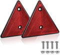 2-Pack Safety Reflector Warning Sign Triangle Reflectors by FajerminArt
