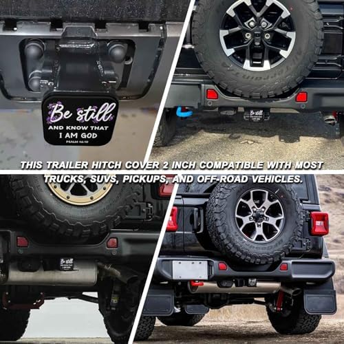 2" Trailer Hitch Cover Rubber Receiver Tube Cap Trailer Hitch Covers - Image 5