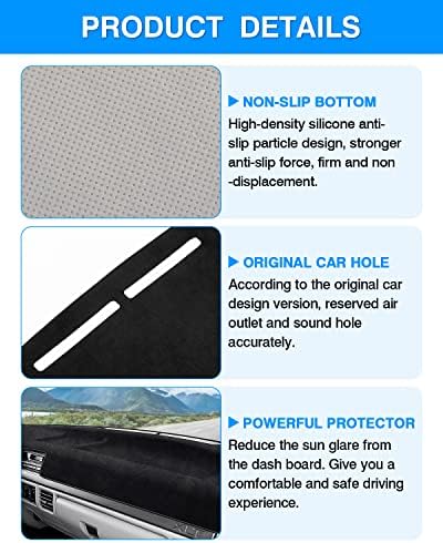 Autorder Dashboard Cover Mat for 1992-1996 Ford F150 F250 F350 Accessories Dash - Image 6