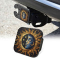 2 Inch Galaxy Black Sun Moon Trailer Hitch Cover Rubber Receiver Tube Plug Cap by Unknown