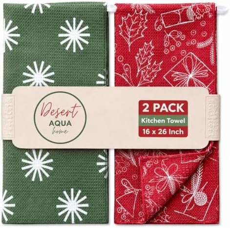 Kitchen Towels, Dish Towels for Kitchen by DesertAqua