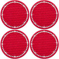 4PCS Bling Cup Holder Coaster, 2.75 Inch Auto Car Cup Holder Insert Coasters by MEAJOO