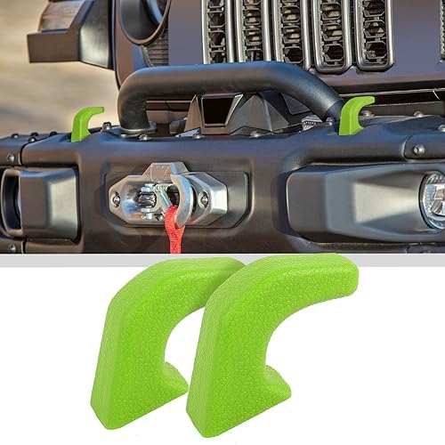 JWWY Tow Hook Protector Cover for Jeep Wrangler JK JL & Gladiator JT 4xe by jwwy