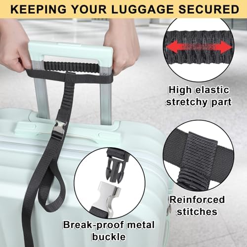 Vigorport Luggage Straps, Metal Luggage Connector Straps - Image 4