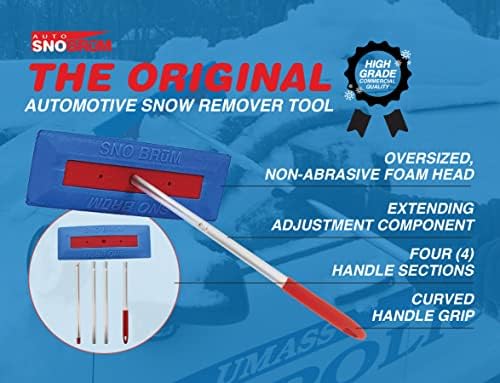 SNOBRUM - Snow Remover for Cars and Trucks - 28 to 63 Inch Automotive Snow - Image 2