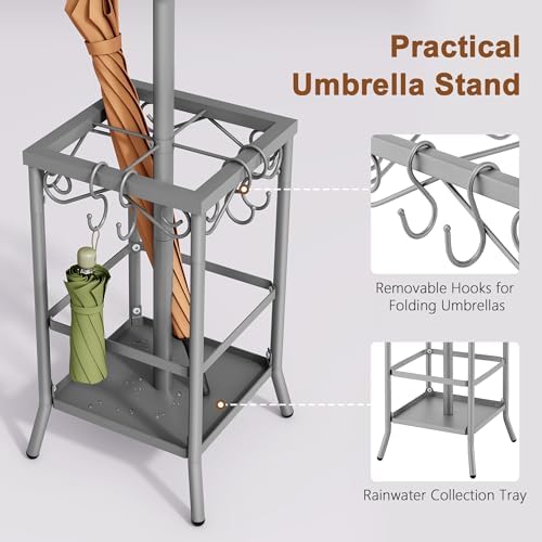 Hoctieon Coat Rack Freestanding, Coat Tree - Image 3