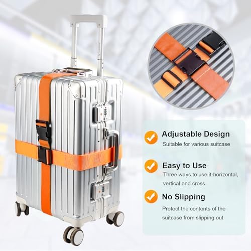 Luggage Straps for Suitcases TSA Approved, Travel Belt Suitcase Belt, Suitcase - Image 2