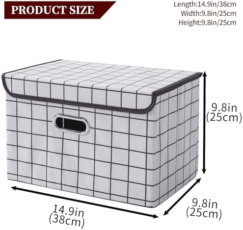 STOREONE Fabric Storage Cube Bins Foldable Organizer Container Collapsible - Image 2