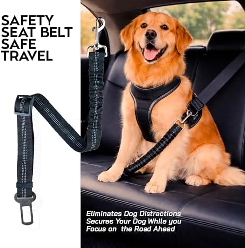 Dog Seat Belt for Car, 2 Pack Adjustable Dog Car - Image 5