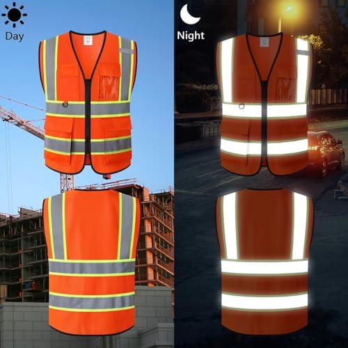 Safety Vest for Men Women Hi Vis Vest - Image 4