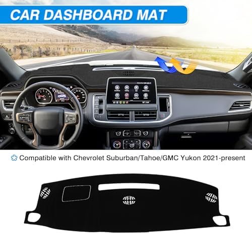 Cartist Dash Cover for Chevy Suburban/GMC Yukon/Chevy Tahoe 2021 2022 2023 - Image 2