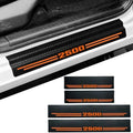 Car Accessories 4 Pcs Carbon Fiber Door Sill Scuff Plate Auto Door Entry Guard by Hong+HT