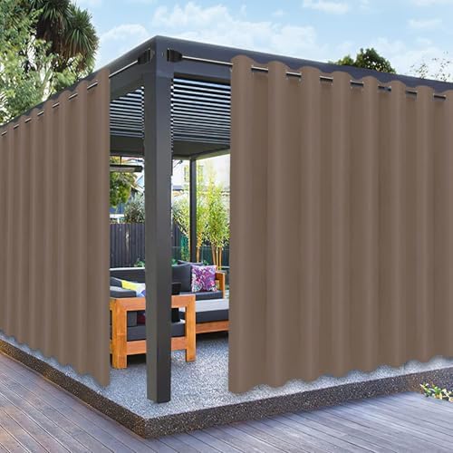 PureFit Outdoor Curtains for Patio Waterproof Weatherproof Outside Curtains - Image 3