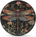Spare Tire Cover for RV Trailer, Boho Dragonfly Flower Waterproof Sun Leather by cfpolar