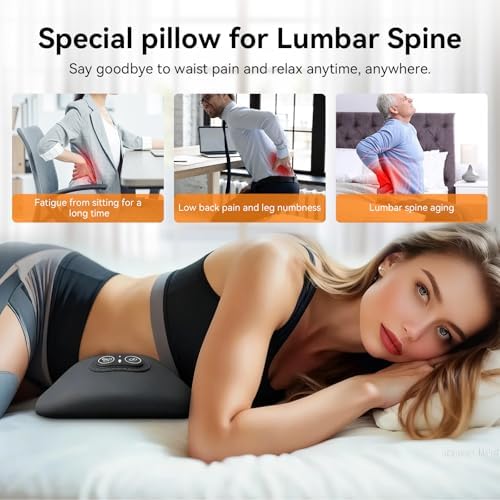 3-in-1 Electric Lumbar Support Pillow, Triple Fusion Back Massager - Image 6