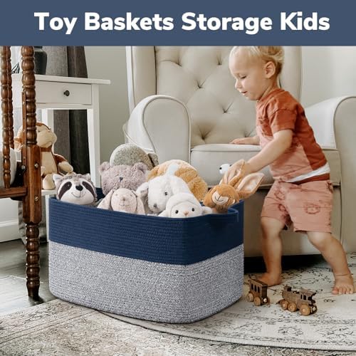 Goodpick 75L Extra Large Woven Blanket Basket - Image 4