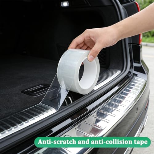 Car Door Edge Protector, 3.93In x 16Ft Anti-Collision Transparent Invisible - Image 4