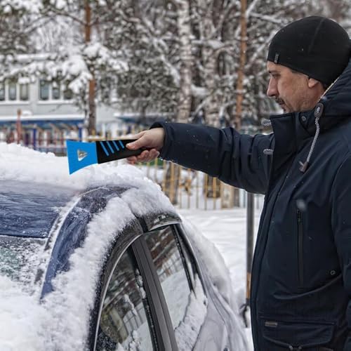 Mini Ice Scrapers for Car Windshield Plastic Frost Ice Snow Removal Tool Bulk - Image 3