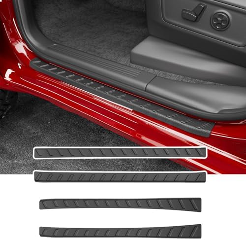 4PCS Door Sill Protector Compatible by CZmenghe