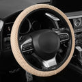 Alpmosn Elastic Stretch Steering Wheel Cover, Breathable Microfiber Ice Silk by alpmosn