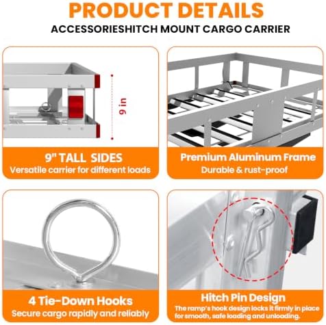 Trailer Hitch Cargo Carrier - Image 6