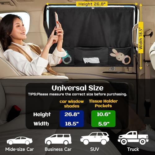 Car Window Shades, Car Window Curtain - Image 6