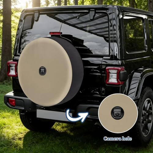 Spare Tire Cover with Backup Camera Hole Fit - Image 7