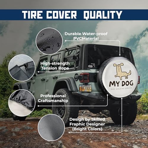 Custom PVC Leather Spare Tire Cover - Image 3