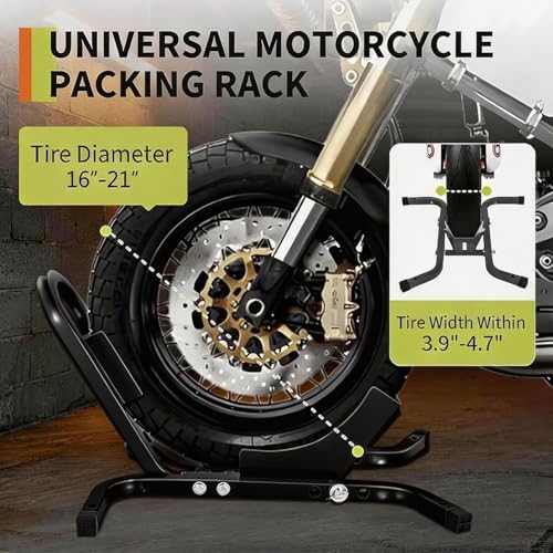 Garvee 1800 Lb Capacity Heavy Duty Motorcycle Wheel Chock – Black - Image 6