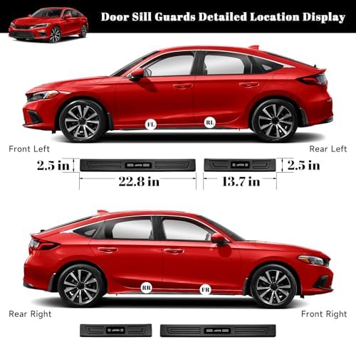 4PCS Car Door Edge Guards Door Sill Protector - Image 4