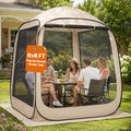 VEVOR Screen House Tent 6x6FT Pop-Up Screen Tent by VEVOR