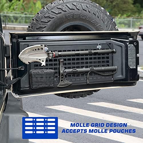 Tailgate Table Rear Foldable Cargo Shelf Aluminum Alloy Storage Shelf MOLLE - Image 3