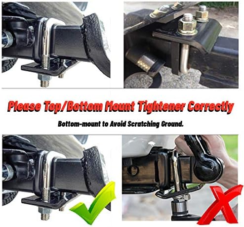 CZC AUTO Hitch Tightener Anti-Rattle Stainless Steel - Image 5