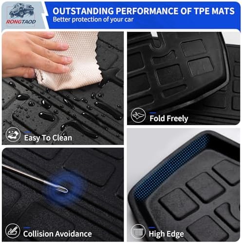 Rongtaod Cargo Mat+2nd&3rd Row Backrest Mats - Image 5