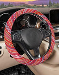 SEG Direct Boho Steering Wheel Cover, Baja Blanket Cloth, Coarse Flax by SEGDirect