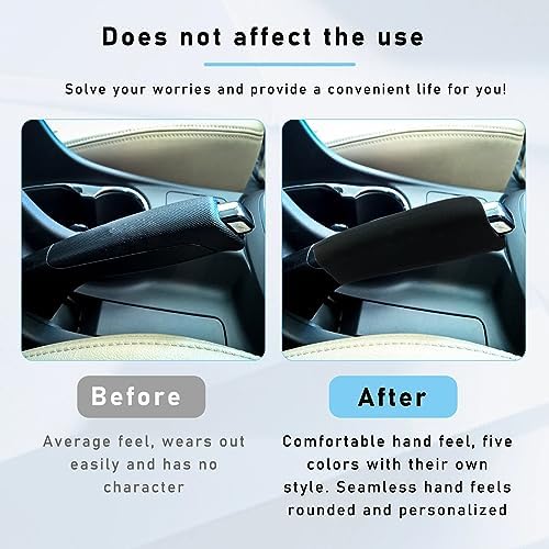 Ziciner Car Handbrake Cover, Elastic Anti-Slip Silicone Auto Shifter Protector - Image 5