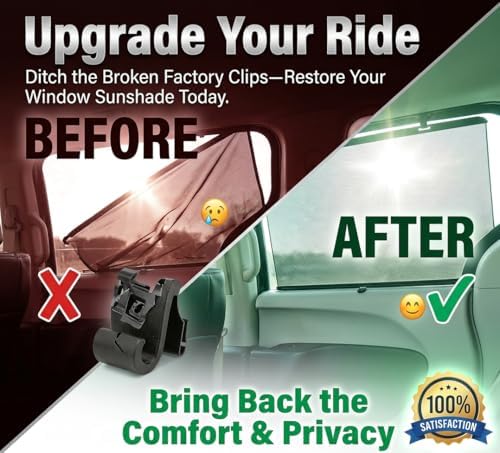 Window Shade Hook Clips for 2017-2024 Chrysler & Pacifica 2020-2022 Voyager - Image 7