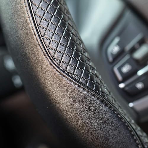 Valleycomfy Steering Wheel Covers Universal 15 inch - Image 5