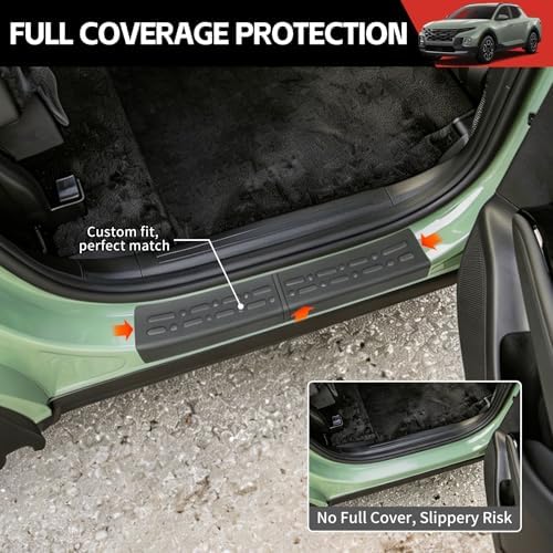 Door Sill Guards Kit Fit for 2022-2026 Hyundai Santa Cruz Accessories Entry - Image 4