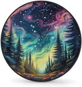 Forest Galaxy Rainbow Spare Tire Cover Waterproof Dust-Proof Spare Wheel Covers by Unknown