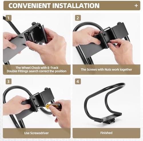2-Pack E-Track Wheel Chock - Image 3
