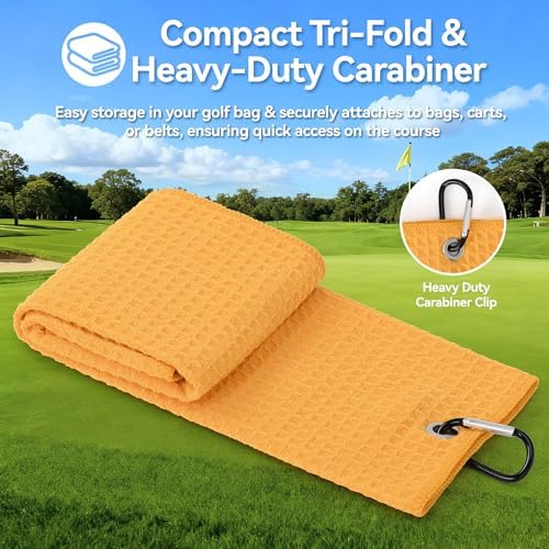 Mile High Life Golf Towel 16x24 inch, Upgraded Large Waffle Weave - Image 3