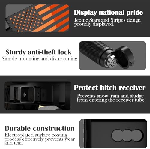 OGYE 2 Inch Trailer Hitch Cover - Image 3
