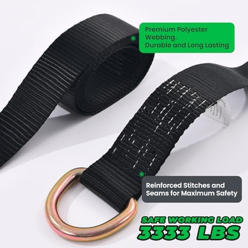Trekassy 2in x 12ft Car Tie Down Straps - Image 3
