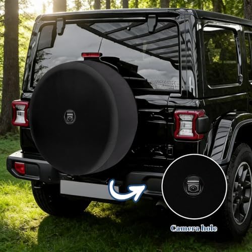 Spare Tire Cover with Backup Camera Hole Fit - Image 7