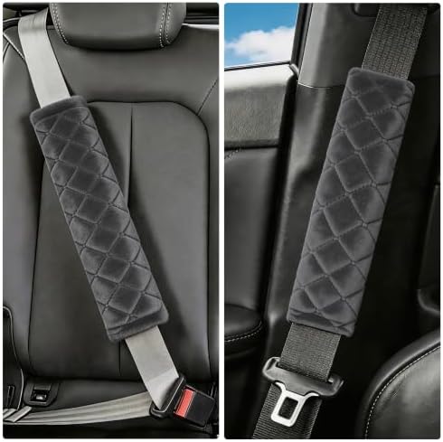 Amooca 2 Pack Seat Belt Covers Soft Shoulder Pad - Image 6