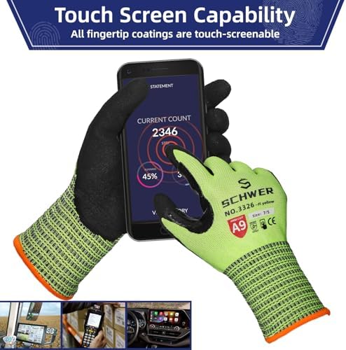 Schwer ProGuard Highest Level Cut Resistant Work Gloves PR3326 - Image 6