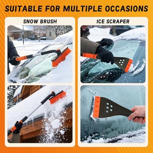 36" Extendable & Removable Snow Brush - Image 6